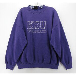 VINTAGE Kansas State Wildcats Sweatshirt XL TSI University NCAA 90s